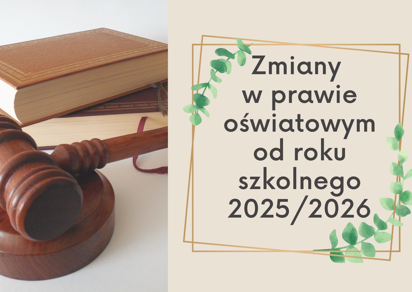 Zmiany w prawie oświatowym od roku szkolnego 2025/2026 Szkolenie dla rady pedagogicznej